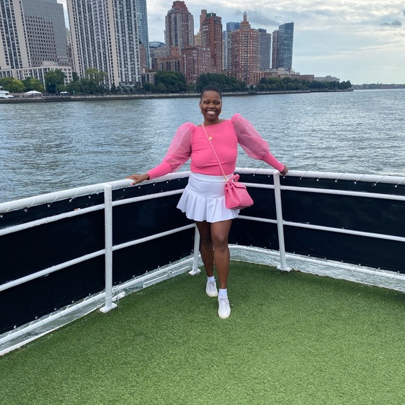 Alice and Olivia Abella Puff Sleeve Sweater - Picture 3 of 4